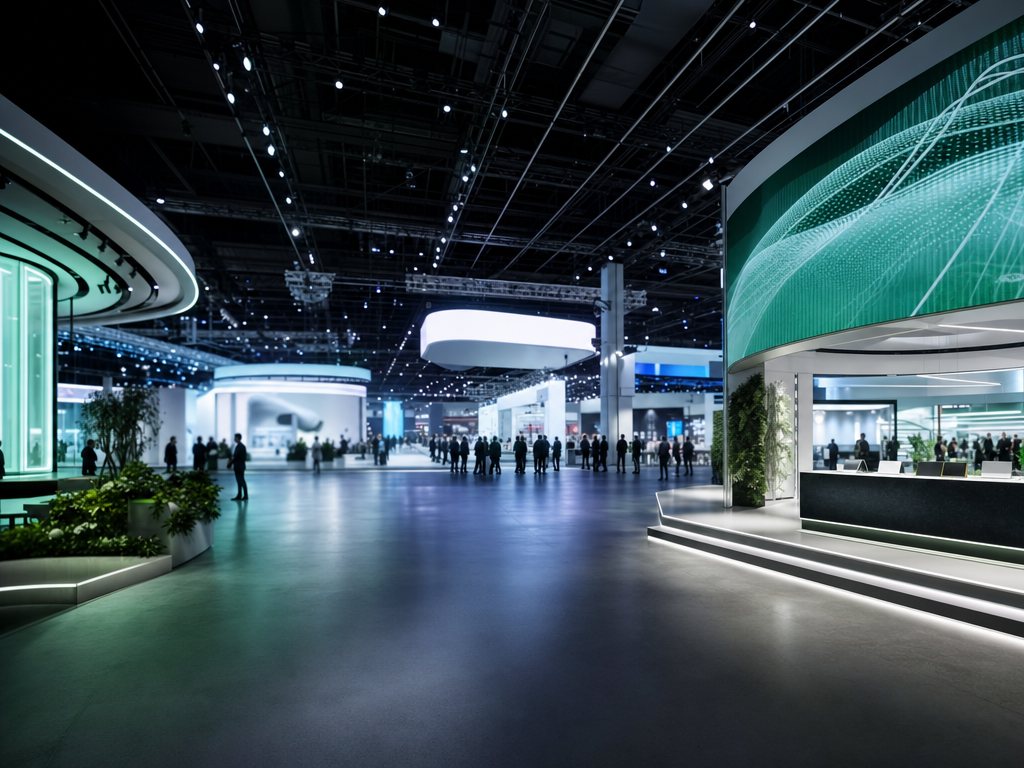 International technology expo floor